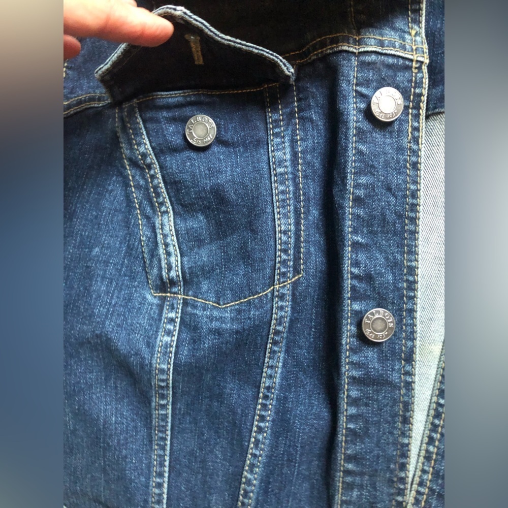 Talbots Size 2XP Denim Jean Jacket - Picture 10 of 12